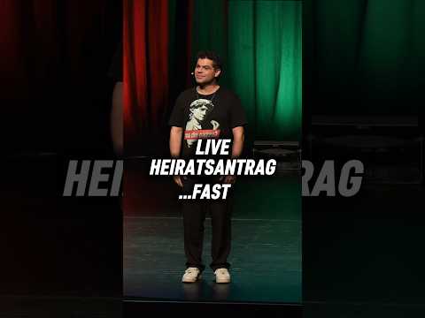 Live Heiratsantrag…fast